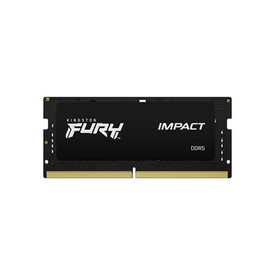 Kingston 32GB (1 x 32GB) FURY Impact, DDR5 5600MHz, SO-DIMM, CL40, 1.10V, musta