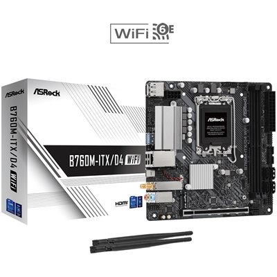 ASRock B760M-ITX/D4 WiFi, Mini-ITX -emolevy