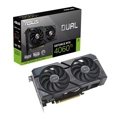 Asus GeForce RTX 4060 Ti DUAL - Advanced Edition -näytönohjain, 16GB GDDR6