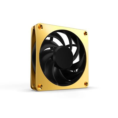 Alphacool Apex Stealth Metal Fan - 2000 rpm - Gold, 120mm PWM-laitetuuletin