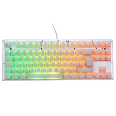 Ducky One 3 - Aura White Nordic - TKL - Kailh Box Jellyfish Y, mekaaninen näppäimistö