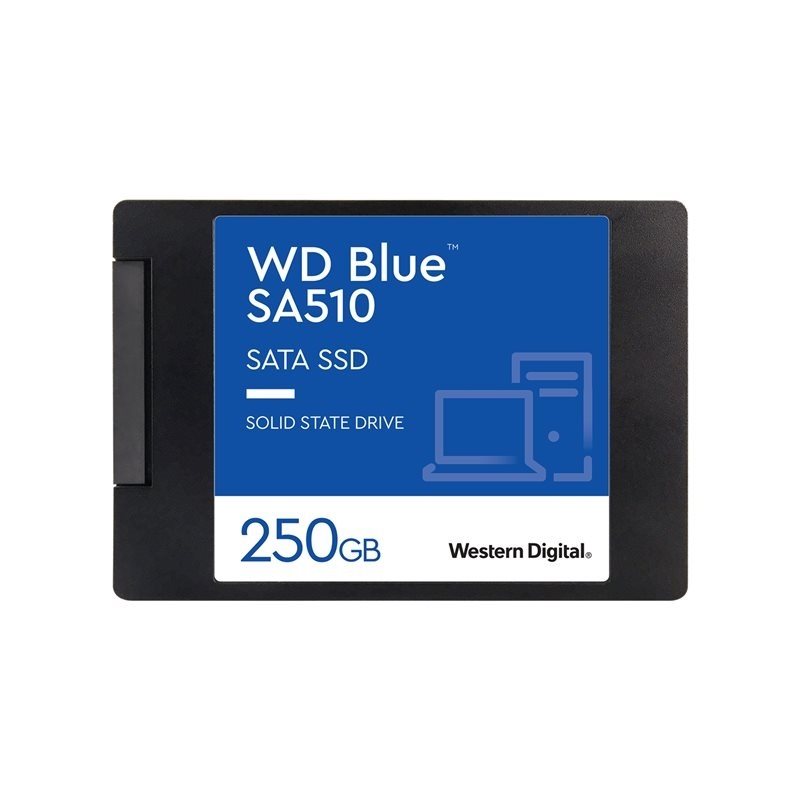 Western Digital 250GB WD Blue SA510 SATA SSD, 2.5"/7mm, 555/440 MB/s - Kuva 2