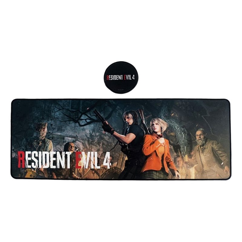 FaNaTtik Resident Evil 4 Desk Pad & Coaster Set, hiirimatto + lasinalunen