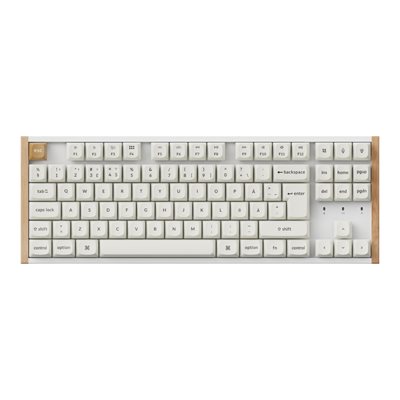 Keychron K8 HE SE, langaton mekaaninen näppäimistö, 80%, Gateron 2.0 Purple Magnetic Switch, valkoinen