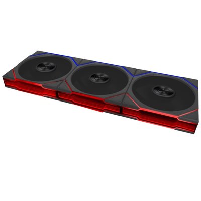Lian Li UNI FAN TL Flex Wireless Reverse 3 pack, 120mm PWM-laitetuuletinsarja, musta