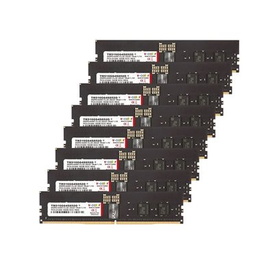 v-color 128GB (8 x 16GB) R-DIMM - STANDARD, DDR5 5600MHz, ECC, CL46, 1.10V, musta