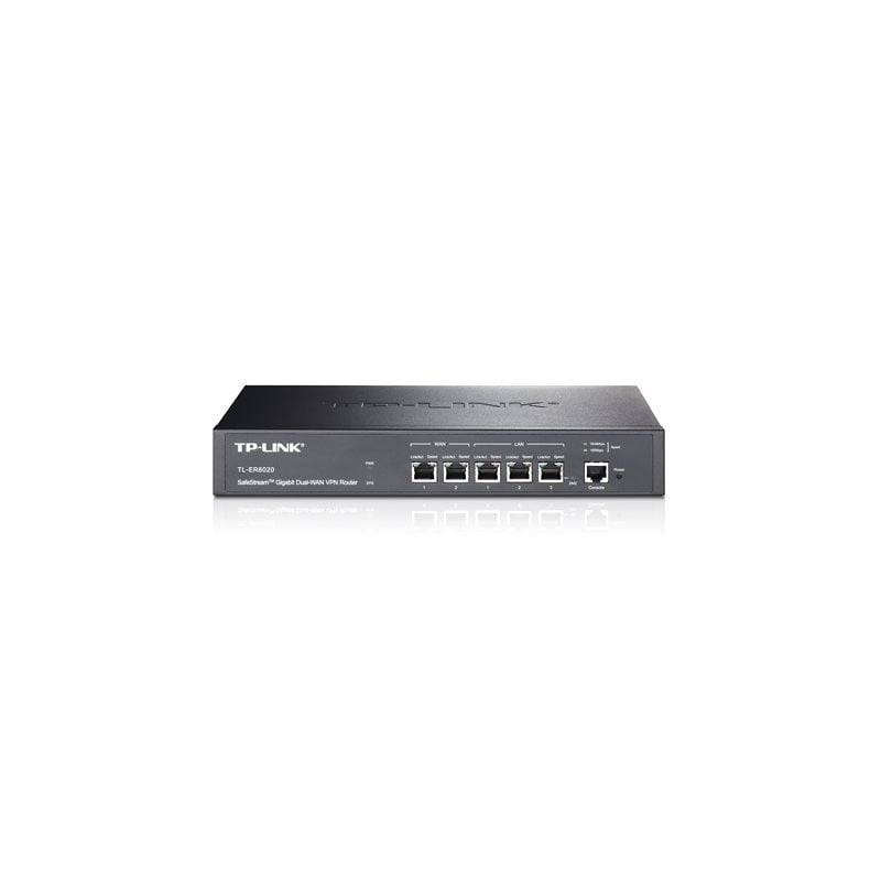 TP-Link TL-ER6020 SafeStream Multi-WAN VPN-reititin, musta