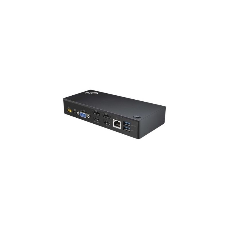 Lenovo ThinkPad USB-C Dock -telakointiasema, musta