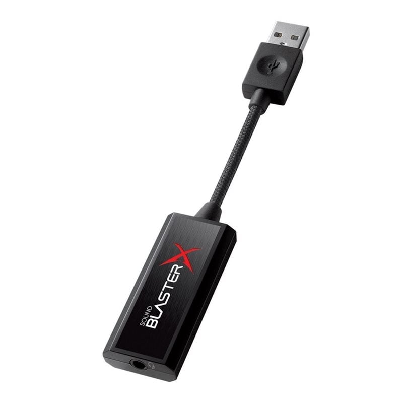 Creative Sound BlasterX G1, ulkoinen äänikortti + DA-muunnin, USB, musta