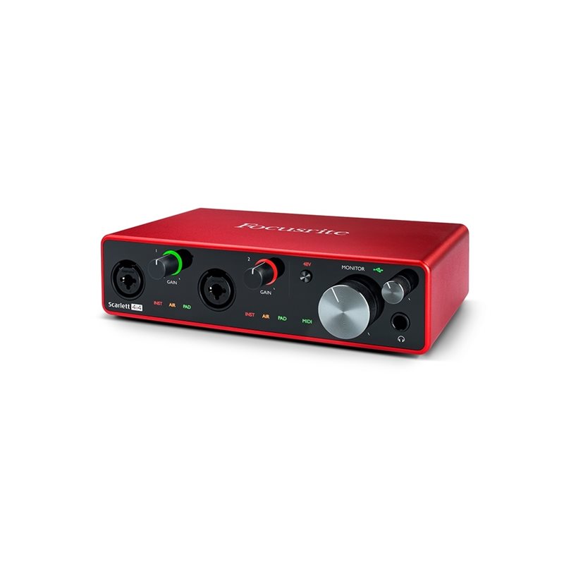 Focusrite Scarlett 4i4 3rd generation, 4-in, 4-out USB audio interface