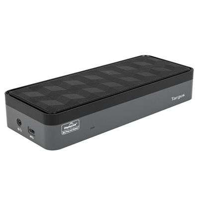 Targus USB-C/USB-A DisplayLink 4x HDMI + 4x DisplayPort 4K60Hz -telakointiasema, 100W PD, musta