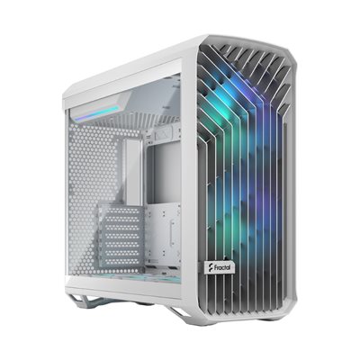 Fractal Design Torrent - White RGB TG Clear Tint, ikkunallinen miditornikotelo, valkoinen