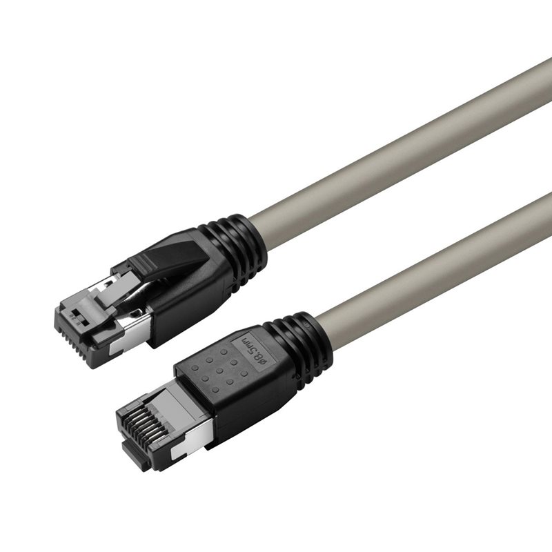 MicroConnect S/FTP Cat8.1 suojattu laitekaapeli, 3m, harmaa