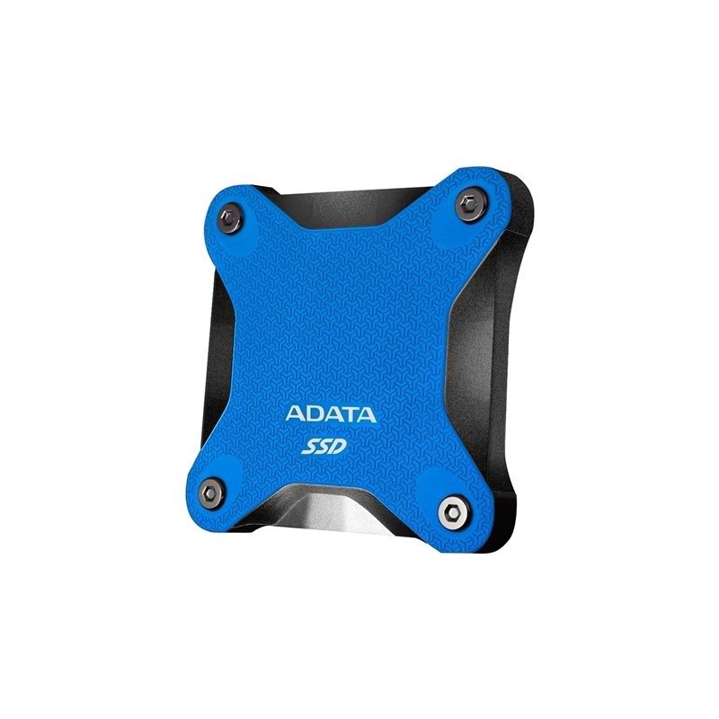 A-Data 240GB SD600Q, ulkoinen SSD-levy, USB 3.1, sininen/musta
