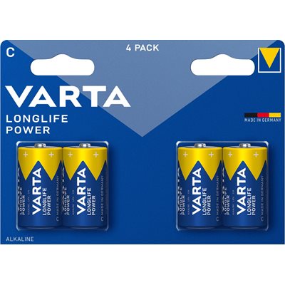Varta C/LR14 Longlife Power -paristo, 4kpl