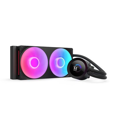 NZXT Kraken Plus 240 RGB, 240mm AIO-nestejäähdytysratkaisu prosessorille, musta