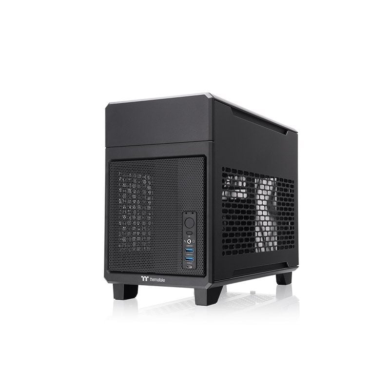 Thermaltake TR100 Black, Mini-ITX - kotelo, musta