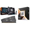 Gigabyte B850M GAMING X WIFI6E + Ryzen 7 9800X3D + 32GB DDR5 6400MHz -tuotepaketti