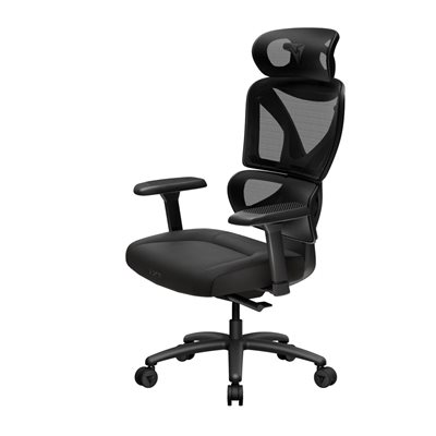 ThunderX3 XTC Cushion, ergonominen työtuoli, mesh, musta