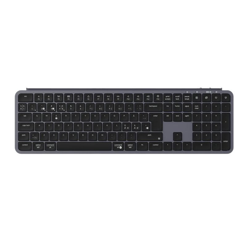 Keychron (Outlet) B6 Pro, Ultra-Slim langaton näppäimistö, Space Gray