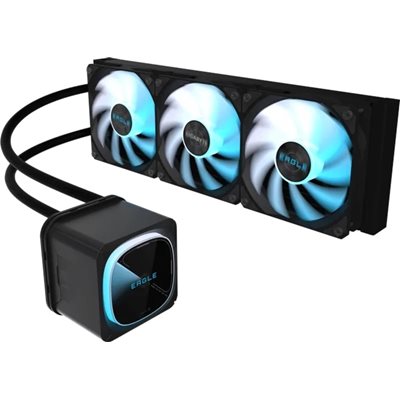 Gigabyte Eagle 360, 360mm AIO-nestejäähdytysratkaisu prosessorille, musta