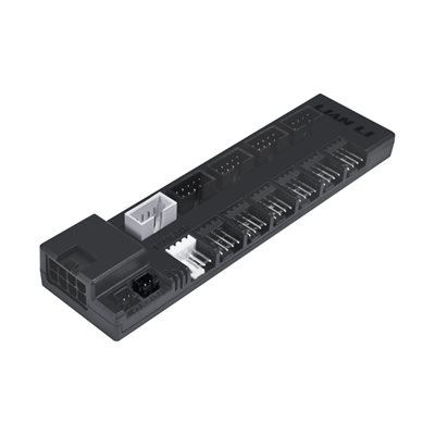Lian Li EDGE hub ADV, USB- & tuuletinhubi, musta