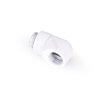 Alphacool Eiszapfen L-connector -adapteri, kierrettävä, G1/4, valkoinen
