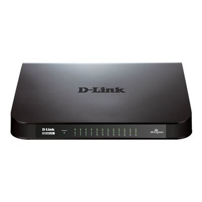 D-Link GO-SW-24G, 24xRJ45, 1Gbit, Hallittu