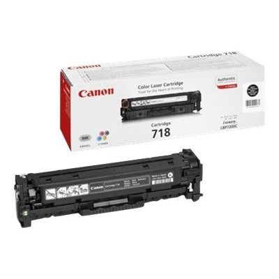 Canon 718 -laserväriainekasetti, musta, jopa 3400 sivua