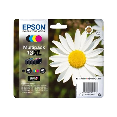 Epson 18XL Claria Home Ink Daisy -väriainekasetti, multipack
