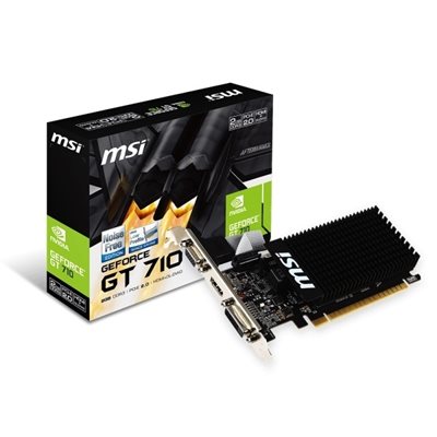 MSI (Outlet) NVIDIA GeForce GT 710 2GD3H LP -näytönohjain, 2GB DDR3, PCI-E 2.0