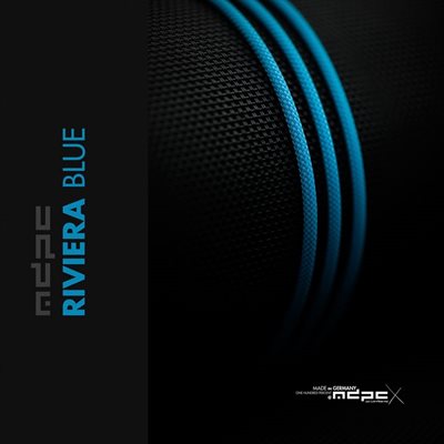 MDPC-X Sleeve Small XTC -modaussukka, 1m, Riviera Blue (UV)