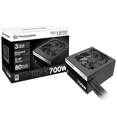 Thermaltake 700W TR2 S, ATX-virtalähde, 80 Plus, musta