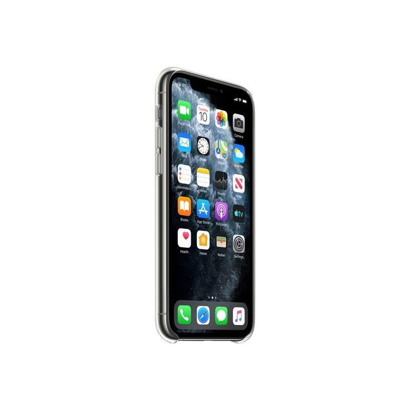 Apple iPhone 11 Pro silikonisuojakuori, läpinäkyvä