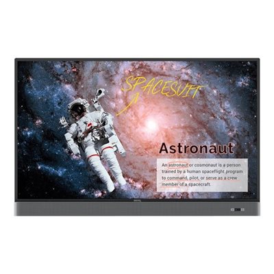 BenQ 55" RM5502K, interaktiivinen 4K UHD -valkotaulu, musta/harmaa