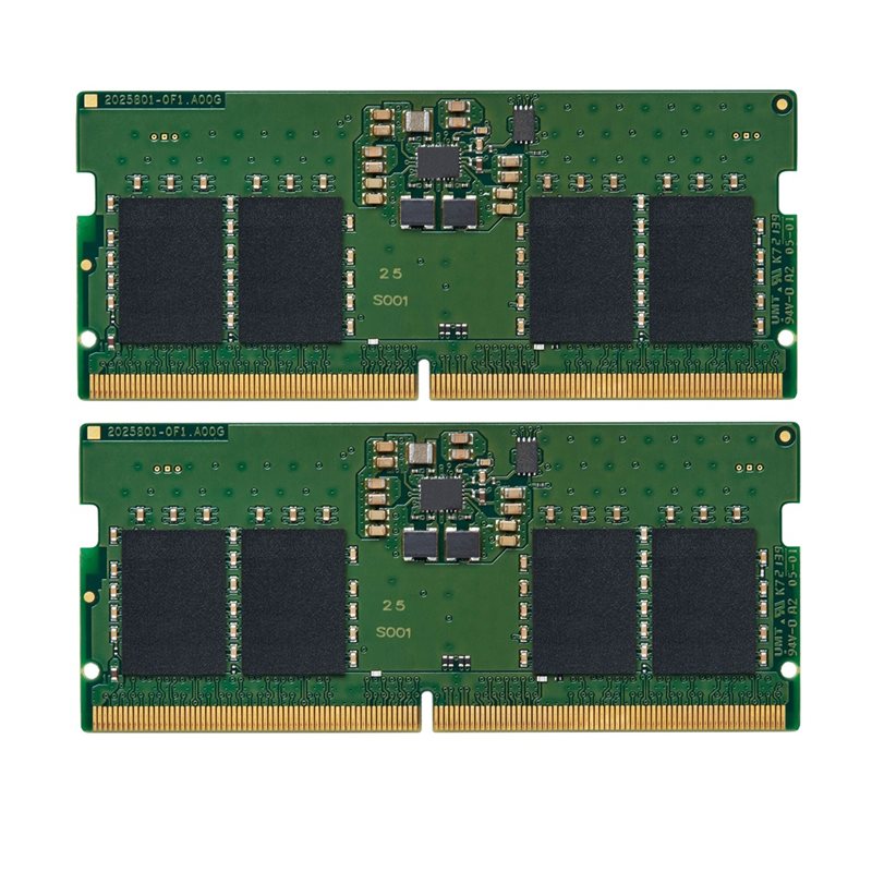 Kingston 16GB (2 x 8GB) ValueRAM, DDR5 4800MHz, SO-DIMM, CL40, 1.10V