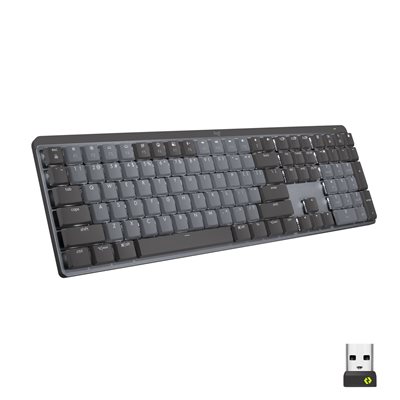 Logitech MX Keys Mechanical, langaton mekaaninen näppäimistö, Linear, Graphite