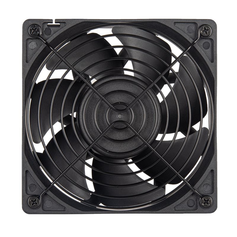 SilverStone FHS 120X, 120mm PWM-laitetuuletin, musta - Kuva 2