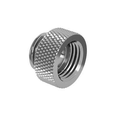 Barrow G1/4" jatko, suora, uros/naaras, 7,5mm, hopea