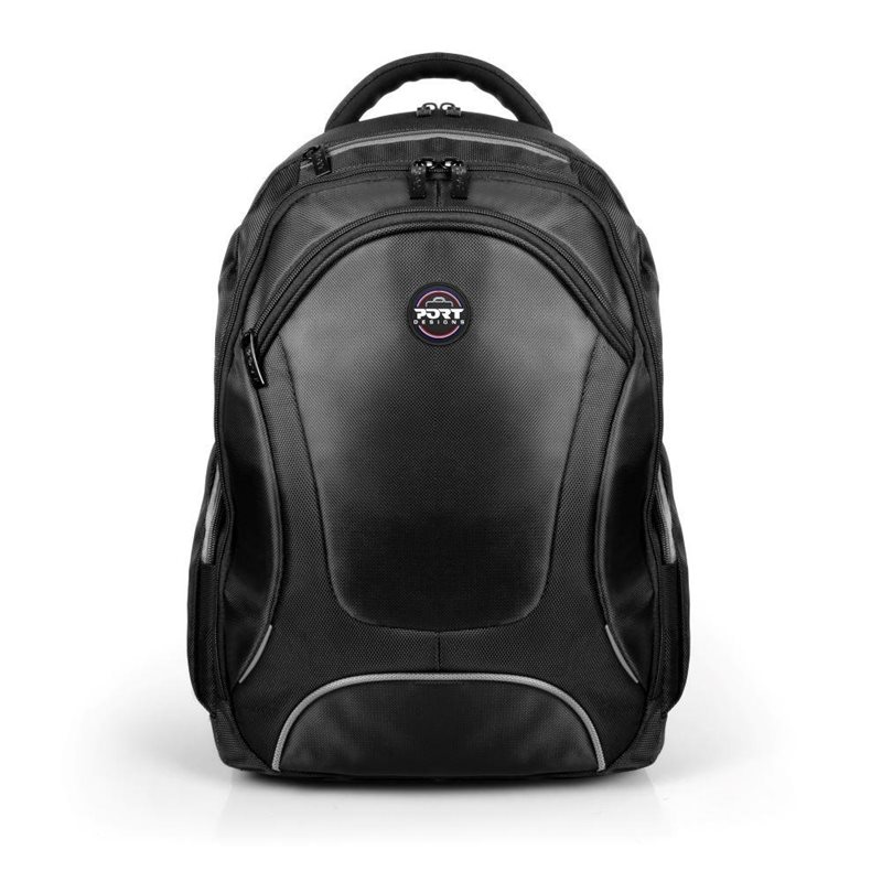Port Designs COURCHEVEL Backpack, 17,3" kannettavan tietokoneen reppu, musta