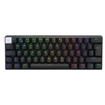 Logitech G PRO X 60, langaton mekaaninen pelinäppäimistö, GX Optical Tactile, musta