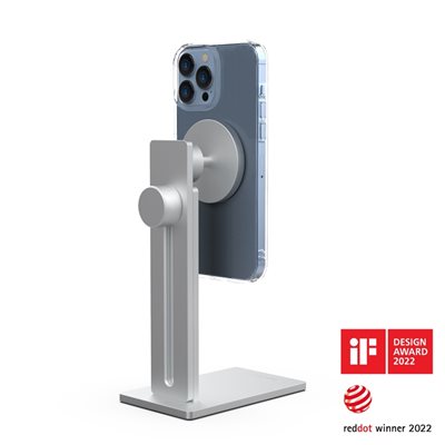 Satechi Just Mobile AluDisc Pro, älypuhelimen jalusta, hopea