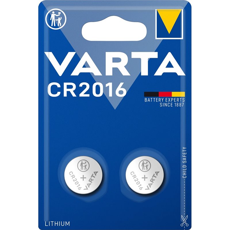 Varta CR2016 -paristo, 2kpl