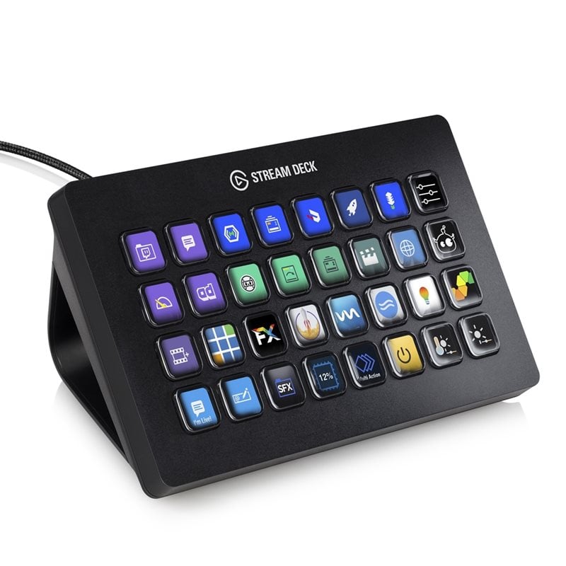 Elgato Stream Deck XL -hallintapaneeli, musta