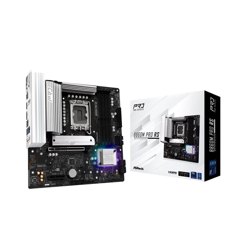 ASRock B860M Pro RS, mATX-emolevy