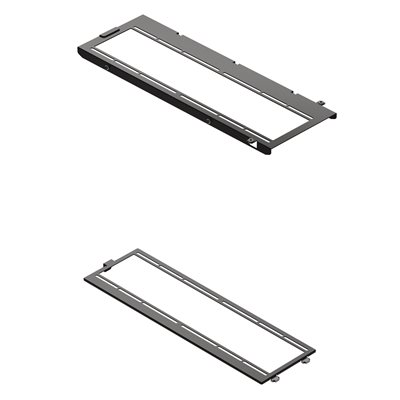 HAVN Tuuletinkiinnikkeet HS 420-koteloon, 360 Alignment Top & Bottom Fan Bracket, musta