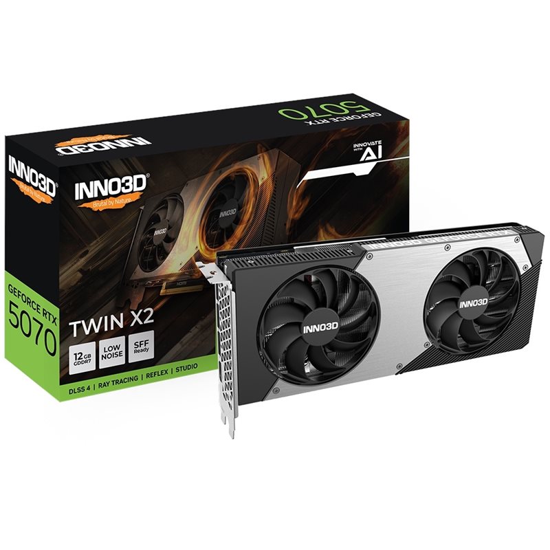 INNO3D (Outlet) GeForce RTX 5070 X2 -näytönohjain, 12GB GDDR7
