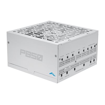 SAMA 850W P850 White, ATX 3.1 virtalähde, PCIe 5.1, 80 Plus Platinum, valkoinen