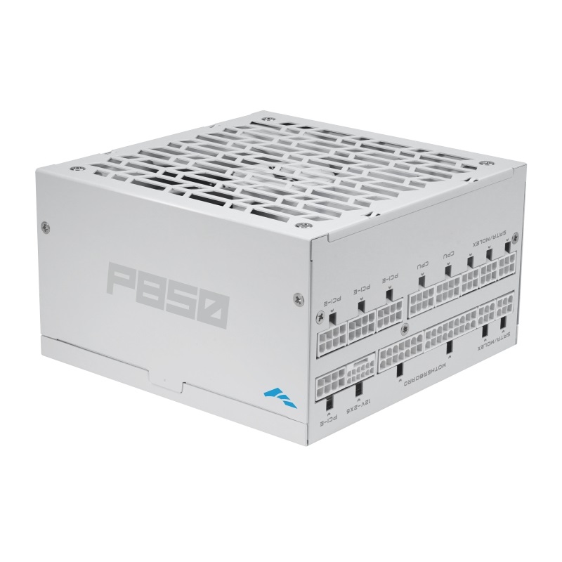 SAMA 850W P850 White, ATX 3.1 virtalähde, PCIe 5.1, 80 Plus Platinum, valkoinen