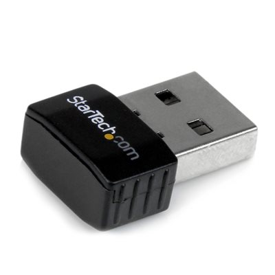 StarTech.com Mini 300 Wi-Fi 4 -sovitin, 802.11n, USB-A, musta